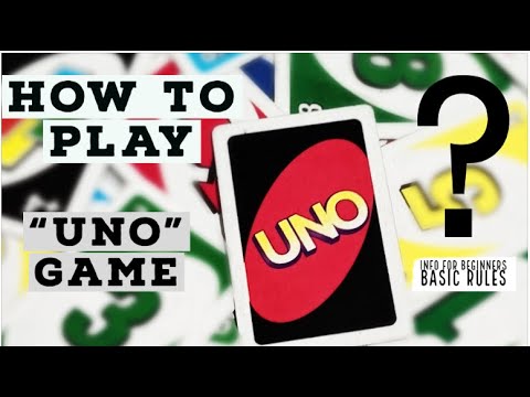 Paano laruin ang UNO card Tagalog?